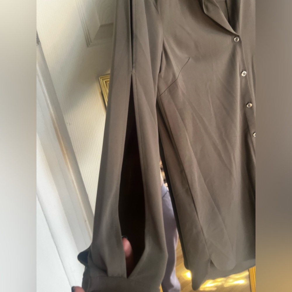 Bcbg Button Up Dress Size Small - image 2